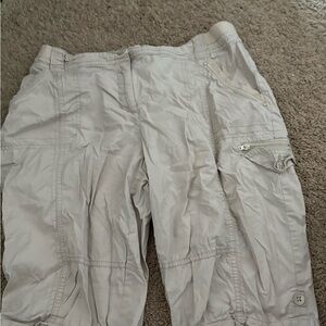 Light Gray Cargo Shorts